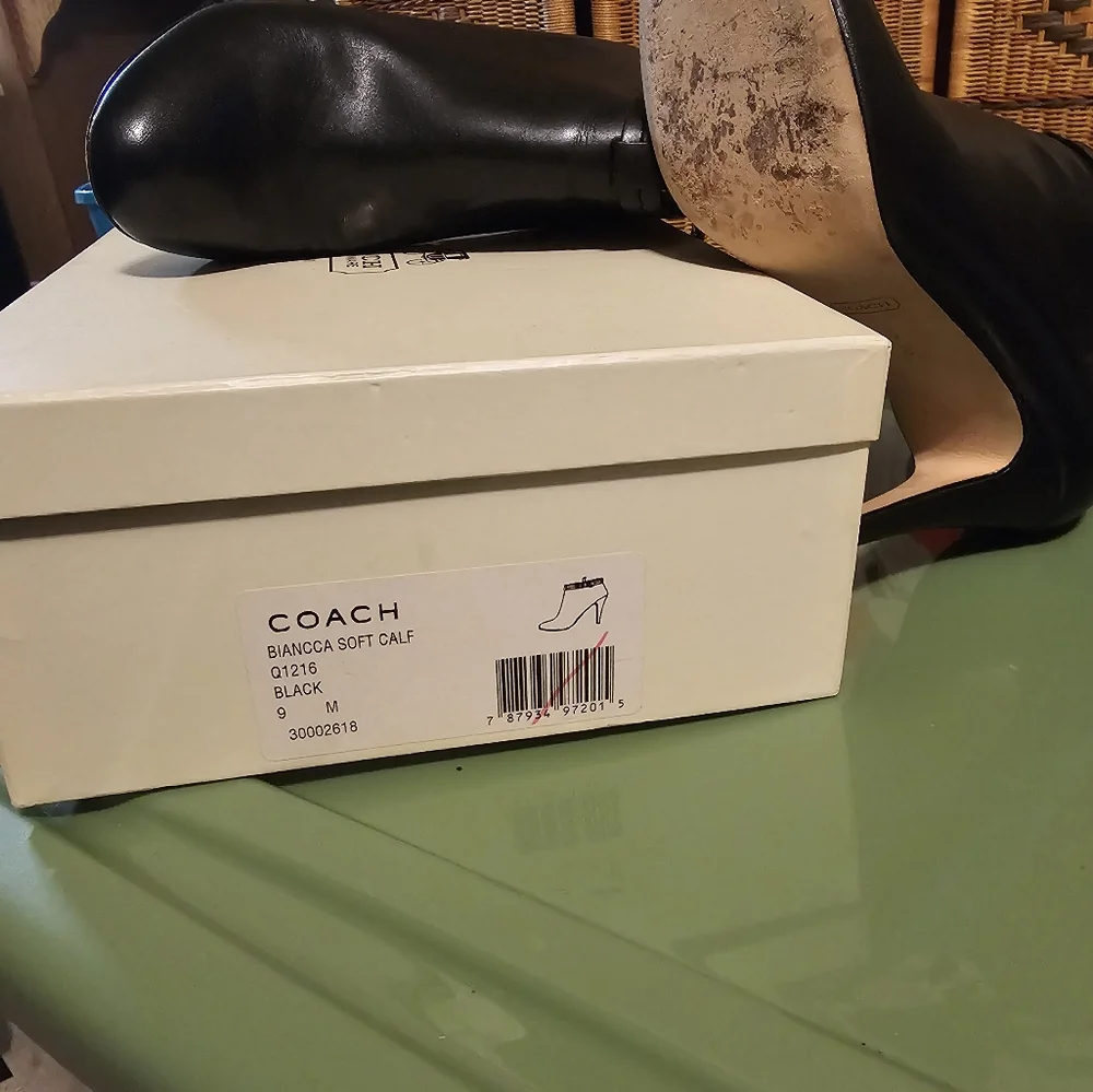 Coach leather Ankle boots - Picture 6 of 7